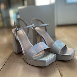 Silver Platform Nordstrom Heels